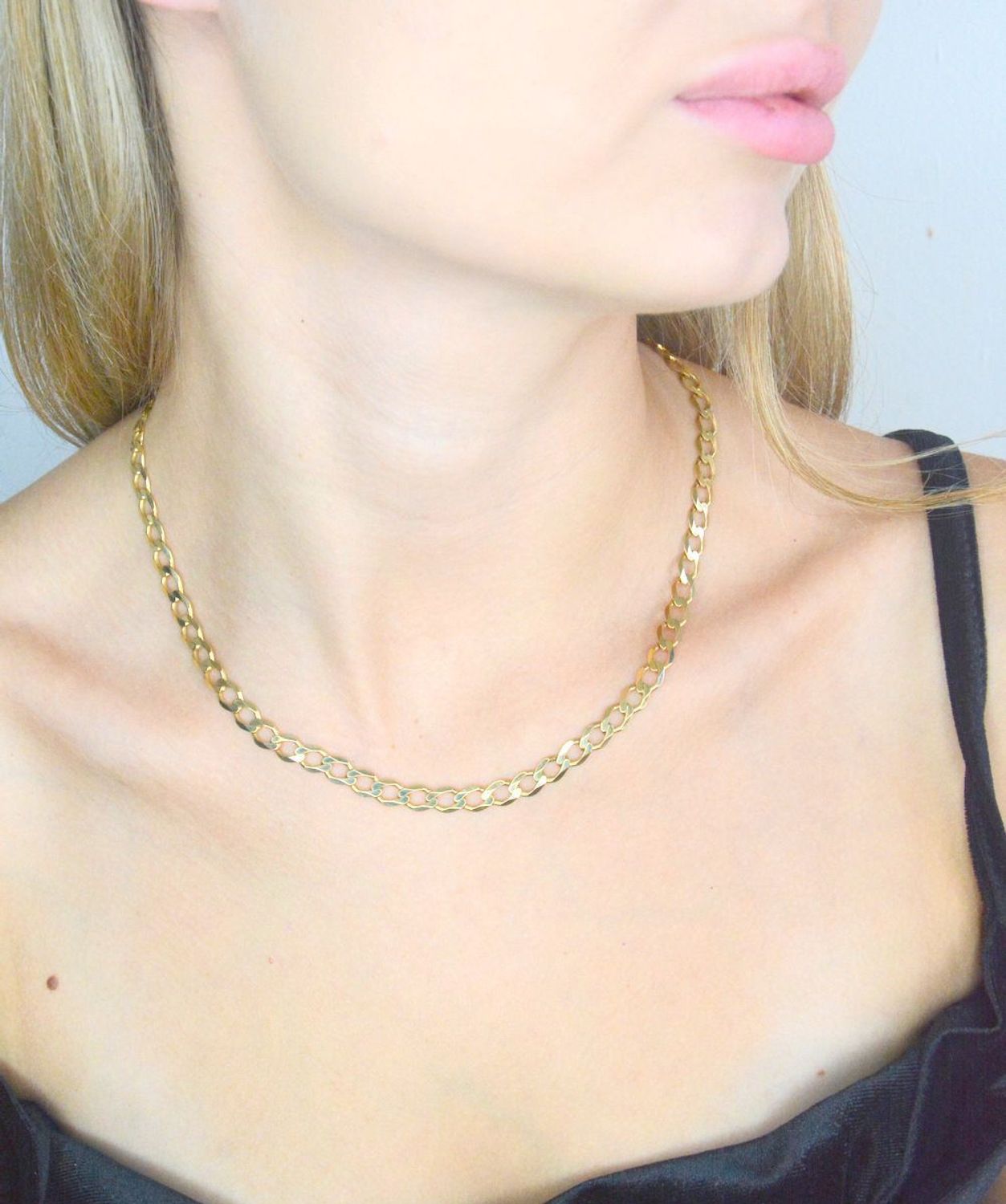 Złoty łańcuszek 333 pancerka 6 mm DIA-LAN-1463-333 6mm. Złoty łańcuszek męski. Złoty łańcuszek pancerka. Łańcuszek złoty pancerka. Łańcuszek na prezent (1).jpg